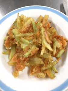 大根のかき揚げ