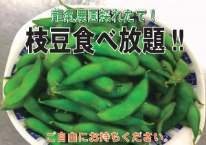 枝豆食べ放題